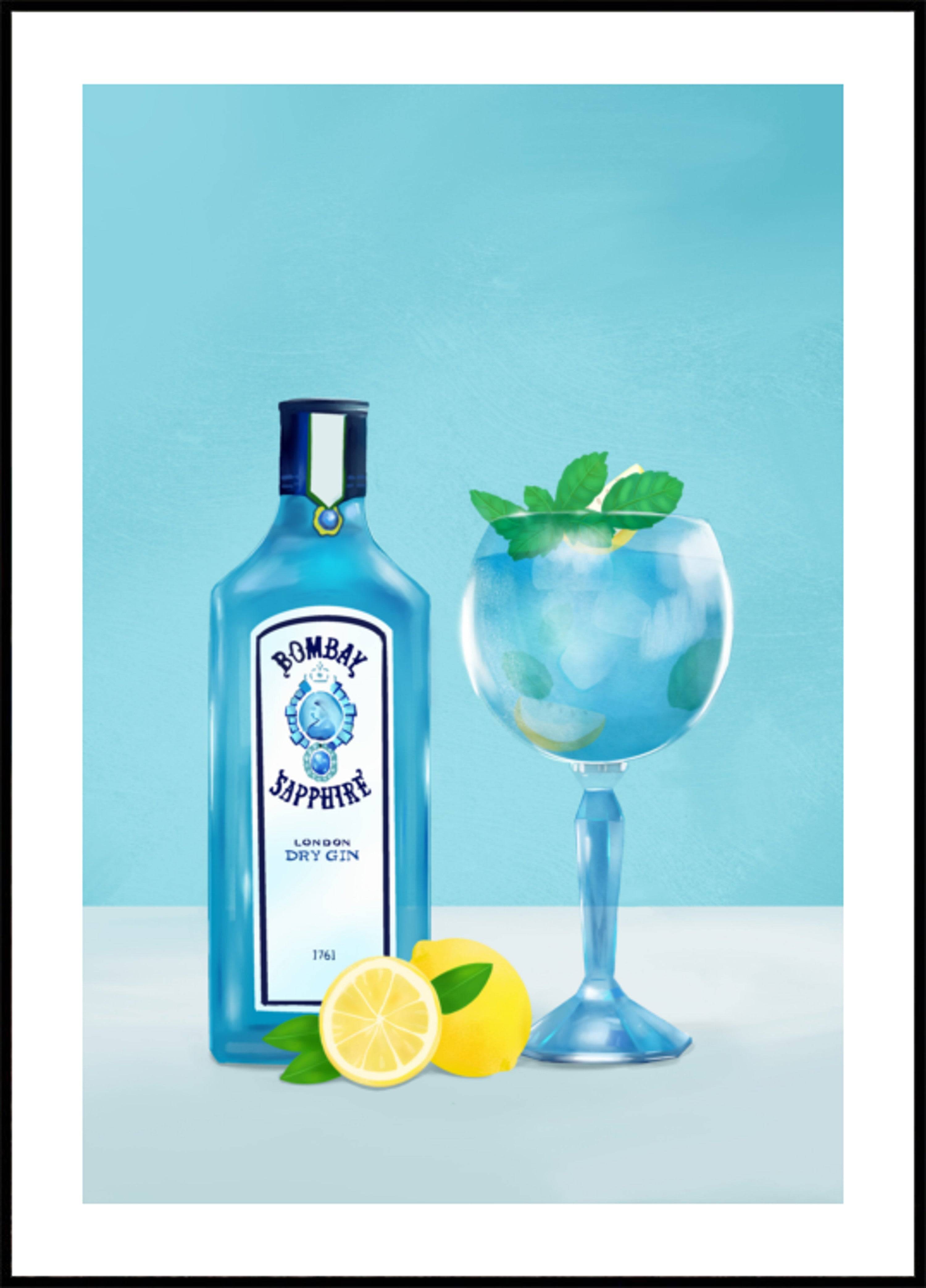 Gin Cocktail (21x30) - Plakater > Køkkenplakater, BD