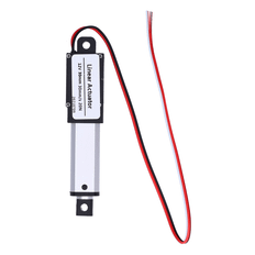 Lineær aktuator 30 mm DC 12V støjreducerende kortslutningsbeskyttelse Vandtæt Mini elektrisk lineær aktuator 30 mm/s-20N