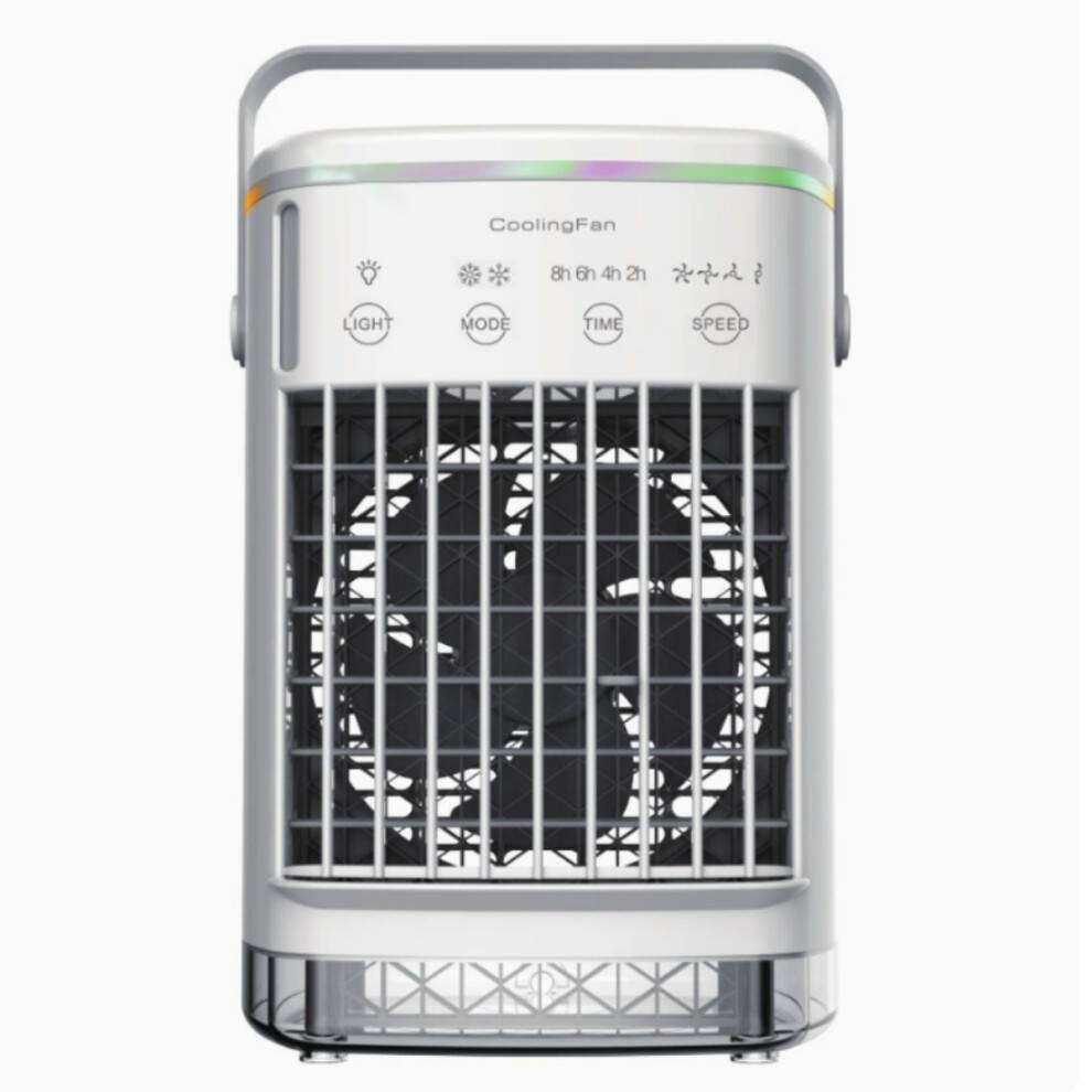 Bærbart klimaanlæg, luftfugter, bordventilator, kontor- og hjemmeventilator, bærbar mobil ventilator