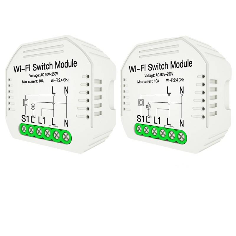 Mini diy tuya zigbee 3.0 smart ljus dold switchmodul smart life tuya fjärrkontroll arbeta med alexa google home smart home