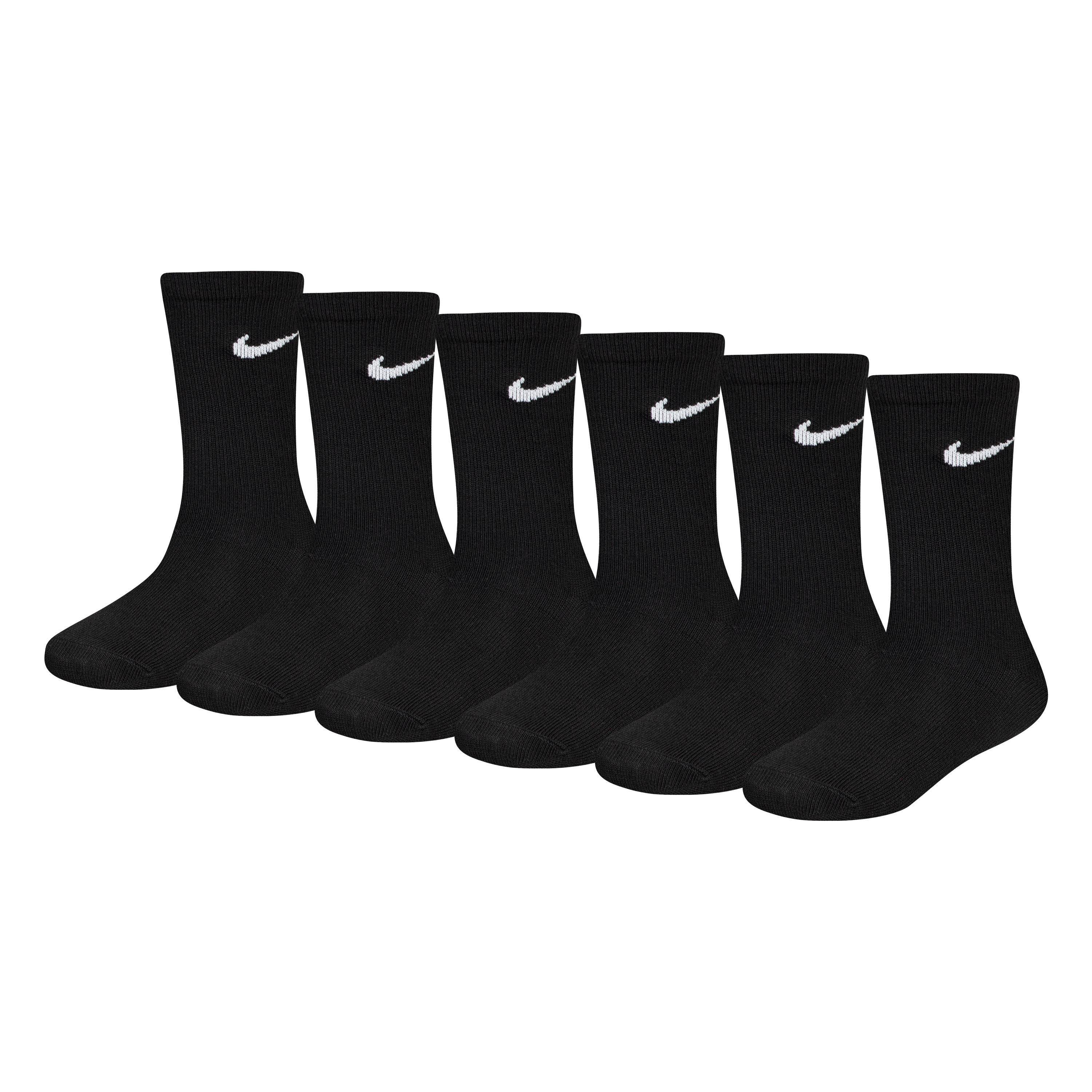 Nike 6 Pack Of Crew Socks Childrens