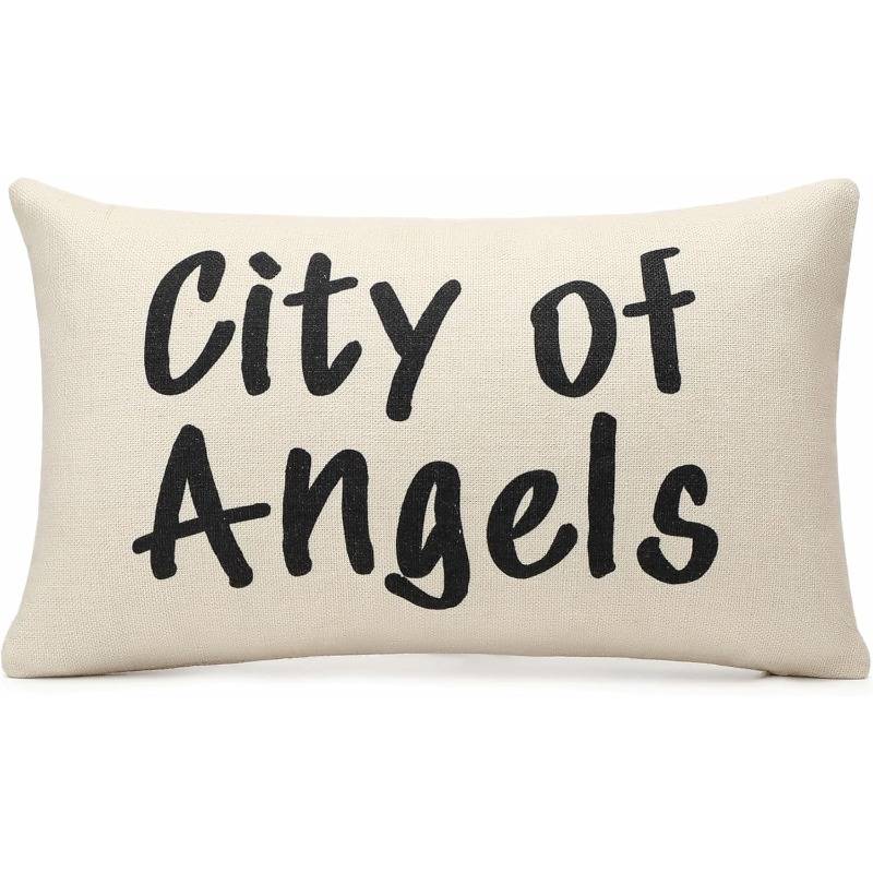 1pc Two-day Pillowcase - Exquisite Home Decor, Trendy Letter Print Cushion Cover, Suitable For Apartments And Dormitories, Light Luxury Fashionable Bedroom Pillowcase (insert Not Included)