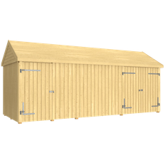 Plus Classic Multi Havehus 14,5 m² 3 moduler m/enkelt og dobbeltdør