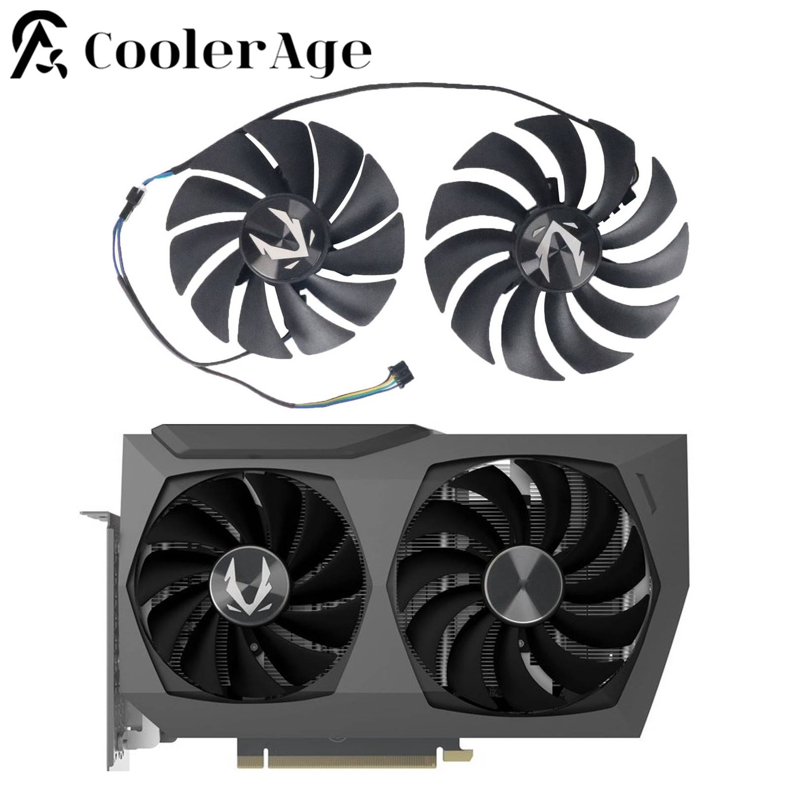 New 88mm GA92S2U 100mm GAA8S2U RTX3070Ti RTX3070 Ti GPU Cooler for Zotac Gaming RTX 3070 Twin Edge Graphics Card Cooling Fan