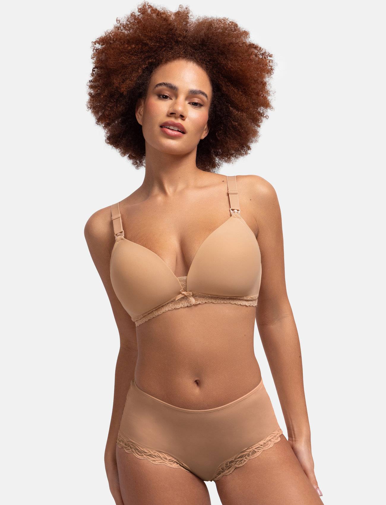 Dorina Light Padded May Soft Nursing Bra - Pink - 75 C
