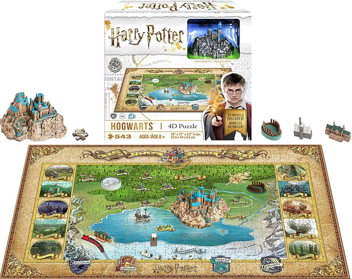 Pussel Harry Potter Mini Hogwarts 543pc /