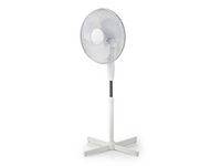 Stativfläkt NEDIS 40cm 45 W Plast Vit+RC