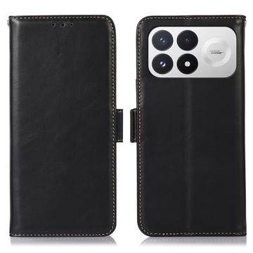 Xiaomi Redmi K100 Pro/Poco F9 Pro plånboksfodral i läder med RFID - Svart
