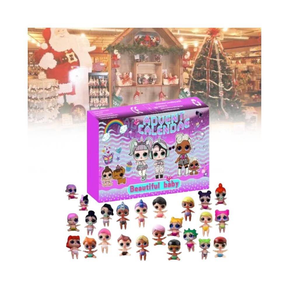Julkalender Lol Surprise 24 Dagar Nedräkning Docka Blind Box Present