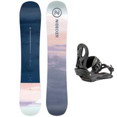 Nidecker Snowboard Set Ora 155 + Rythm Black M