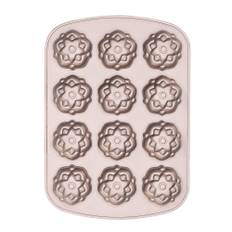Heirol - Premium muffinsform för 12 muffins stardust roséguld