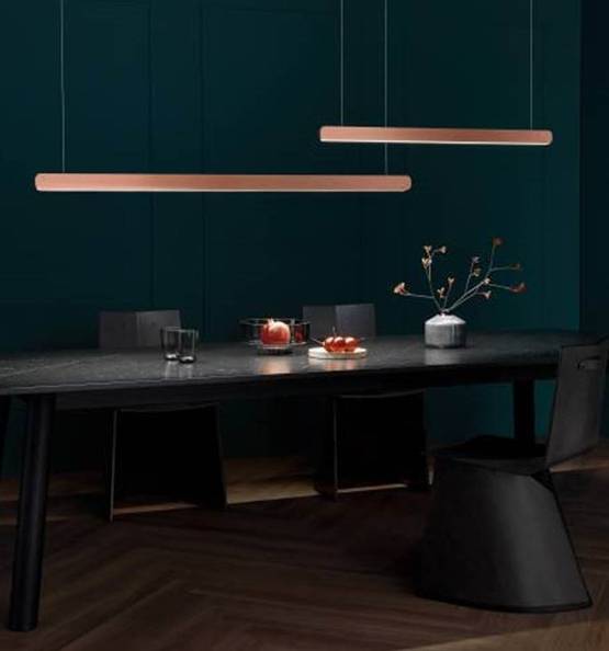 Occhio Mito Volo 100 pendel, variabel, rosegold m/hvid