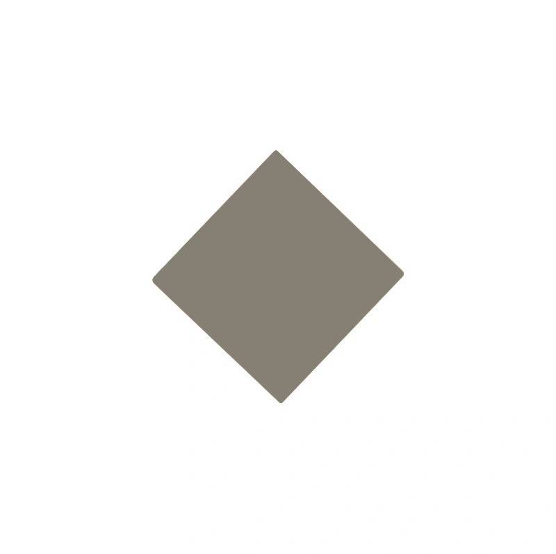 Fliser - Kvadrat 5 x 5 cm, grå