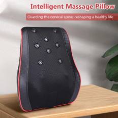 Heated Back Massager with Heat Neck Massage Pillow Adjustable Shoulder Massaging Tool with Remote Control for Neck Back Shoulder
