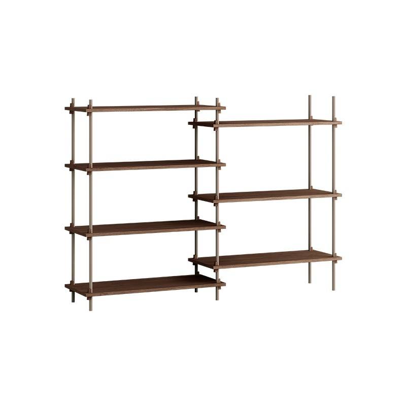 Moebe Shelving System - s.115.2.A Røget eg/Warm Grey