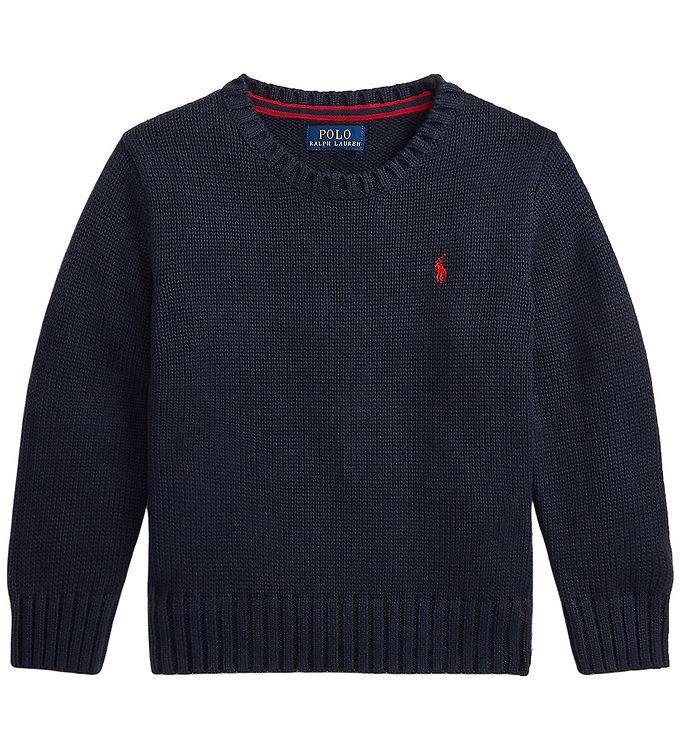 Polo Ralph Lauren Tröja - Stickad - Marinblå - Polo Ralph Lauren - 10-12 år (140-152) - Tröja