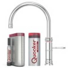 Quooker Classic Fusion Round krom, inkl Combi+ beholder & Cube køler Q211610102+Q110900202+Q511610002