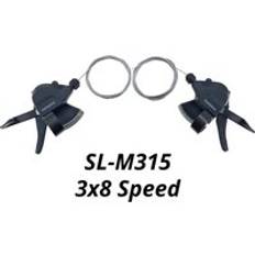 Shimano altus sl -m315 cykelväxelspak 2 x 7 2 x 8 3 x 7 3 x 8 växlar 21s 24s växelreglage avtryckare snabb eld plus växelkabel m315 m310 - Sl -m315 3 x 8s