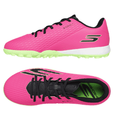 Skechers SKX_2 Jr Youth TF Fußballschuhe Jungen pink schwarz