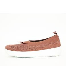 Fitflop-E90 Uberknit Bal. Bow Warm Rose - 38 / WARM ROSE