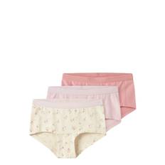 NAME IT Nkfhipster 3P Flower Noos |Pink |158-164