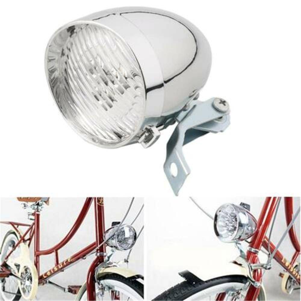 Durable Front Bicycle Retro Headlamp Tail Lamp Lighting Headlight