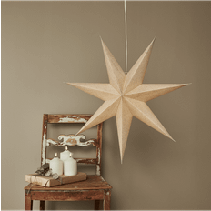 Pappersstjärna Cotton Beige 60x60x16cm