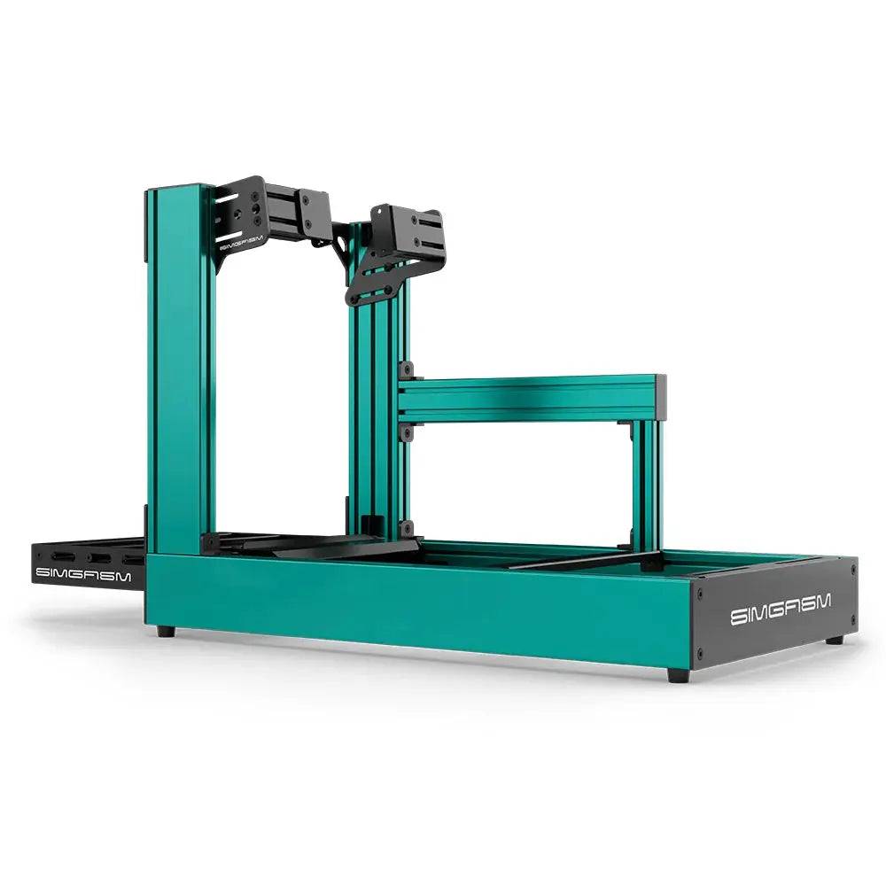 SIMGASM | Sport Aluminum Sim Racing Cockpit - Side Mount / Green