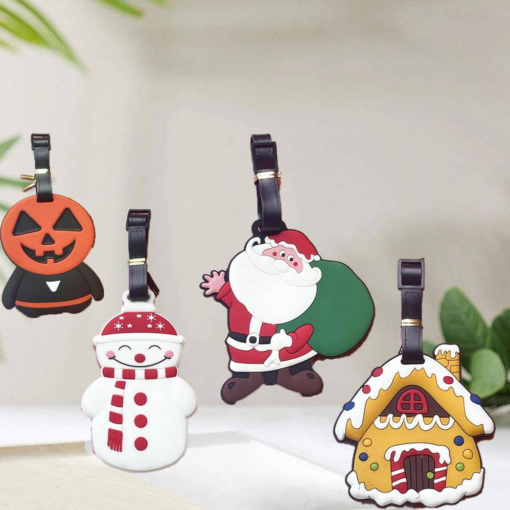4 Pcs Luggage Tag Boarding Pass PVC Soft Bag and Bag Hanger To Be Decorated with Consigning Plate, Anti-lost Name Plate Hanger Plate 4pcs