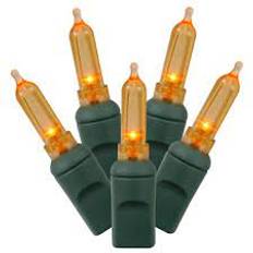 T5 50 count LED Christmas Lights ORANGE