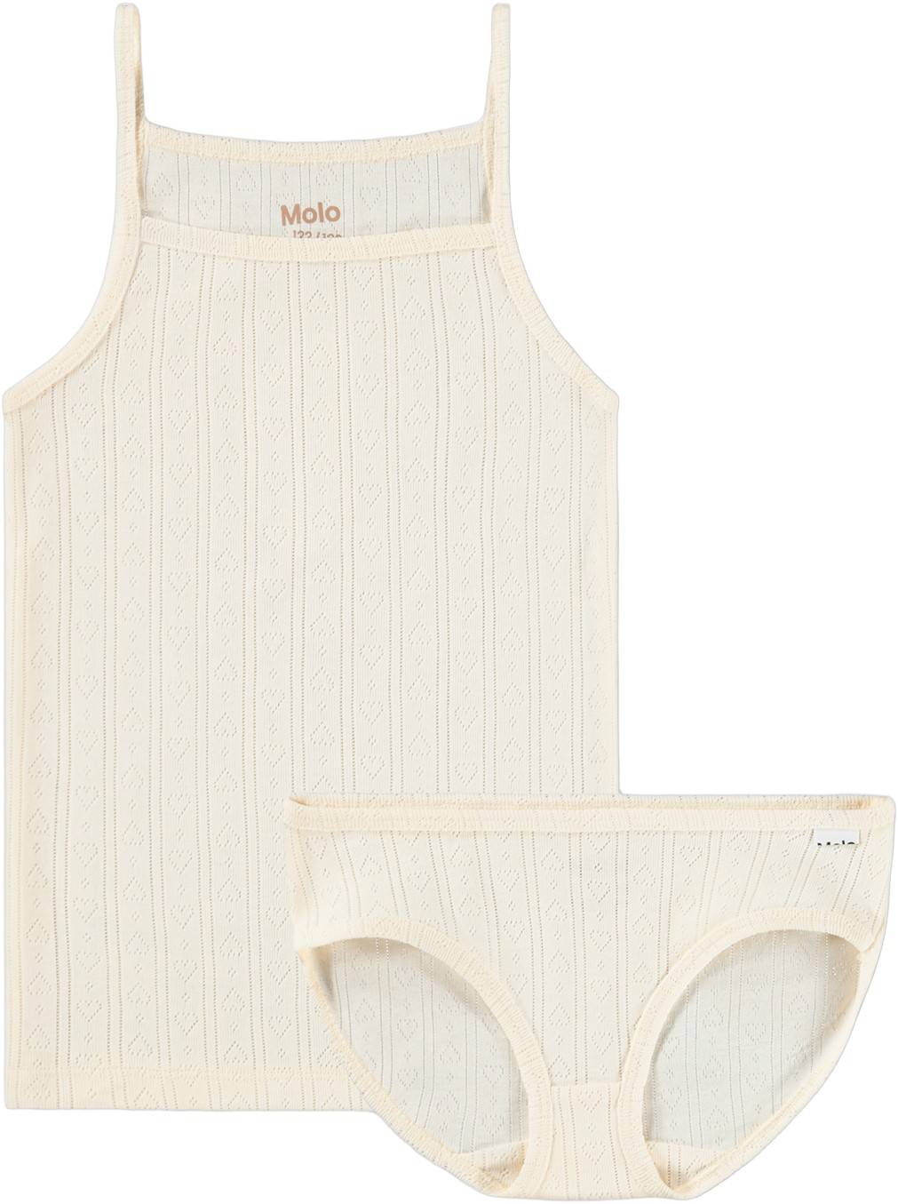 Molo Janice Set Str 134-140 cm - Lyserød Undertøjssæt Bomuld hos Magasin.