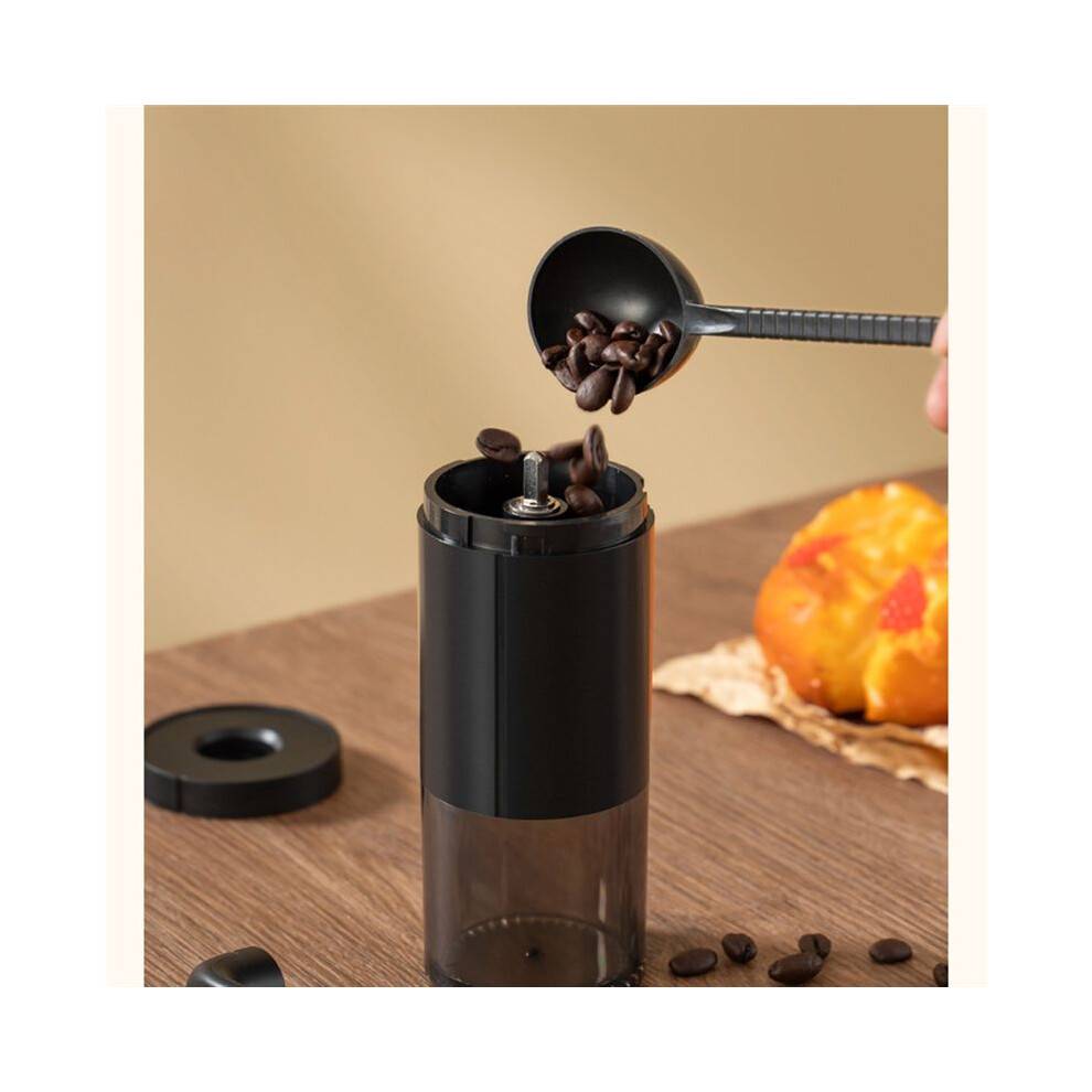 Small Household Coffee Bean Grinder Portable Hand-Cranked Coffee Grinder Coffee Machine White