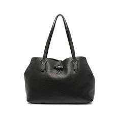 Longchamp - Roseau axelväska - dam - läder - one size - Svart