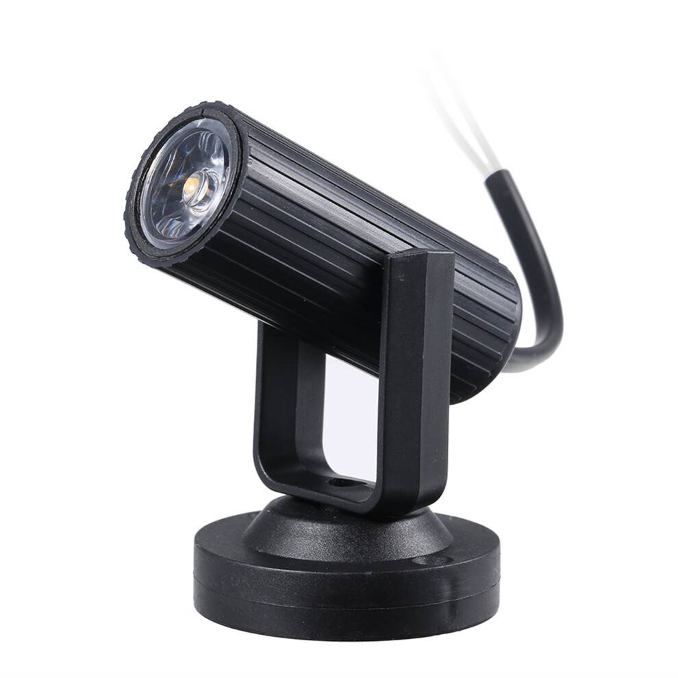 MABOTO AC85-265V1W LED Mini Spotlampa Scenbelysningsarmatur Bärbar för Hemfestdekoration Deco DJ Show Bar Pub Konsert