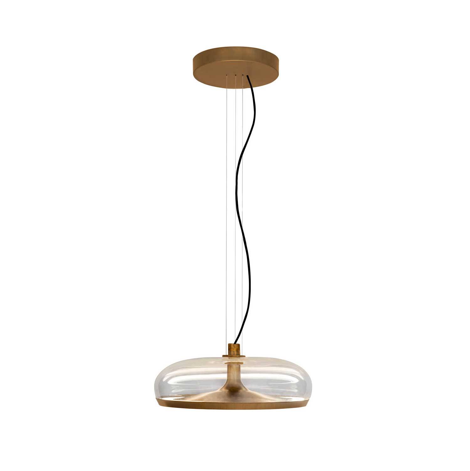 Aurelia S 45 Pendel - Vintagemessing/Transparent - Leucos