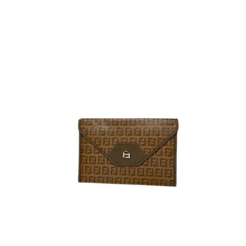 Fendi Vintage - Pre-owned Leather Clutch Vintage - Dam - ONE Size - Läder
