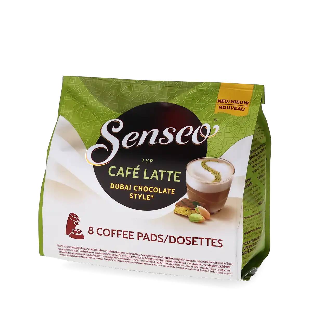 Senseo | Café Latte Dubai Chocolate Style - 8 pads till Senseo