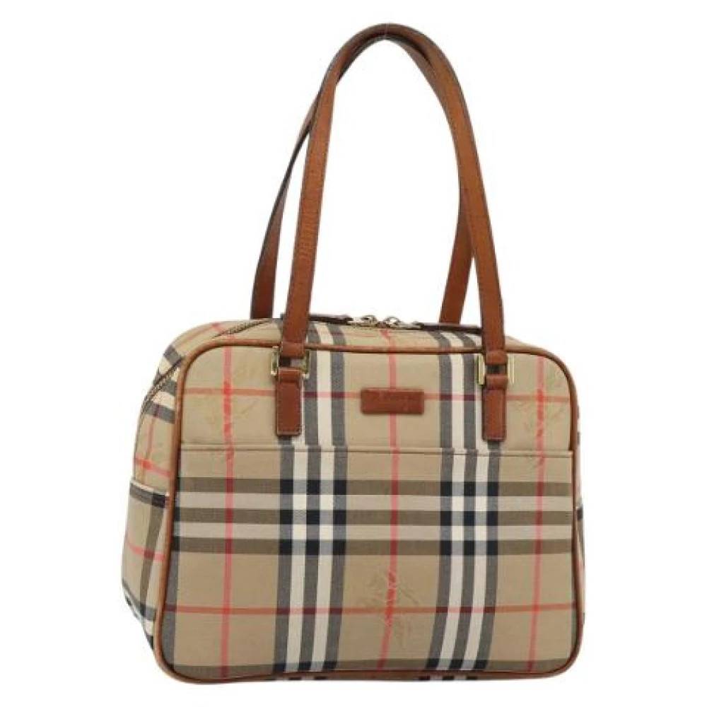 Burberry Vintage Pre-owned Vintage Håndtaske - Vintage - Dame - Beige - ONE SIZE - Uld