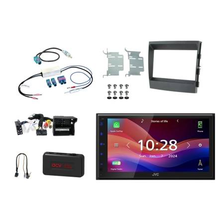 JVC KW-M695DBW bilstereopaket till Porsche Panamera 2009-2016