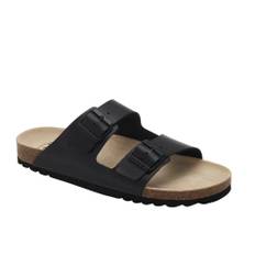 Scholl, Sko, Herre, Sort, 40 EU, Læder, Sort Josephine Komfort Sandal