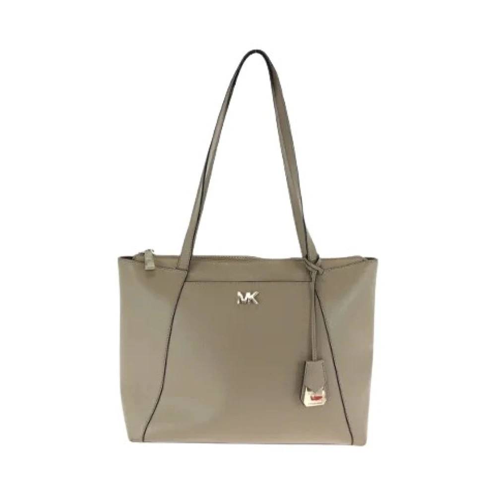 Michael Kors Pre-owned Pre-owned Lædertote Bag - Vintage - Dame - Beige - ONE SIZE - Læder