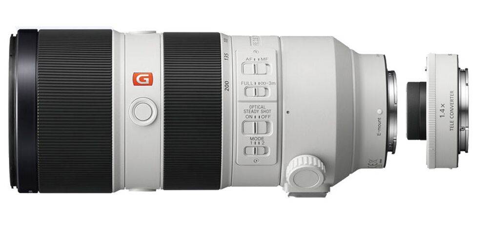 Sony SEL 70-200mm f/2.8 GM OSS + teleconverter SEL-14TC 1.4x  Sony FE mount
