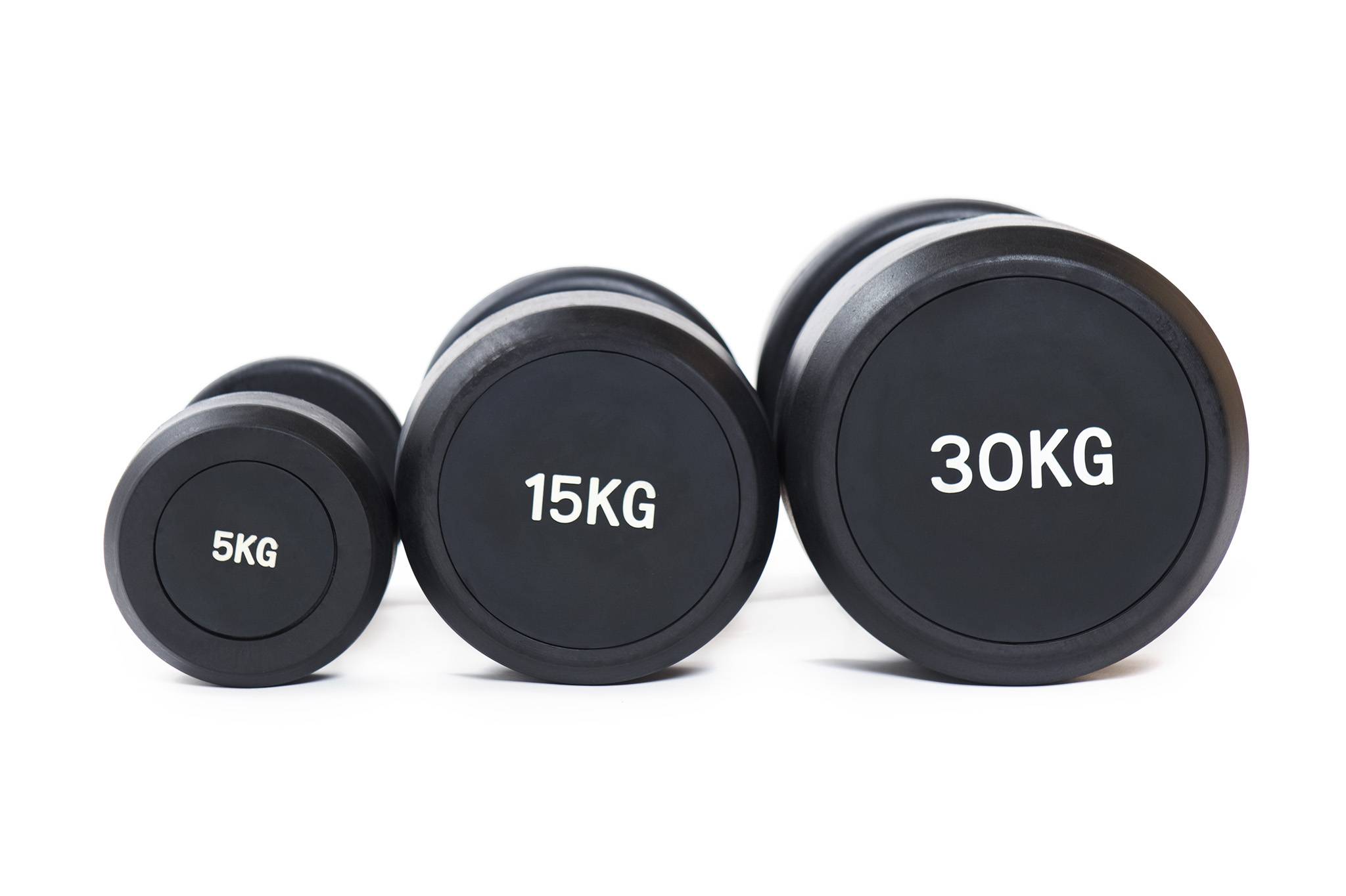 Gummerad hantel - 5kg