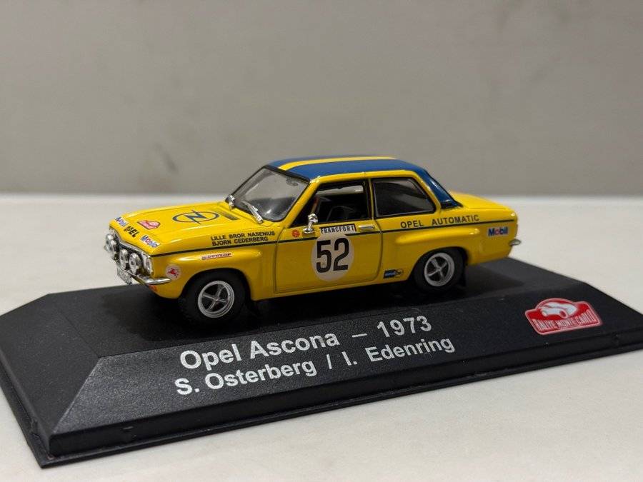 Opel Ascona A | S. Österberg / I. Edenring | Rally Monte Carlo 1973 | 1:43