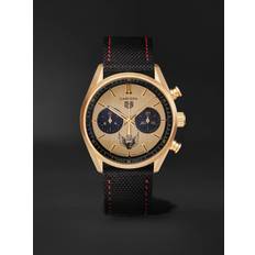 BAMFORD WATCH DEPARTMENT - Wes Lang TAG Heuer Carrera Limited Edition Automatic 42mm Gold and Canvas Watch, Ref. No. BWD x Wes Lang - Men - Gold