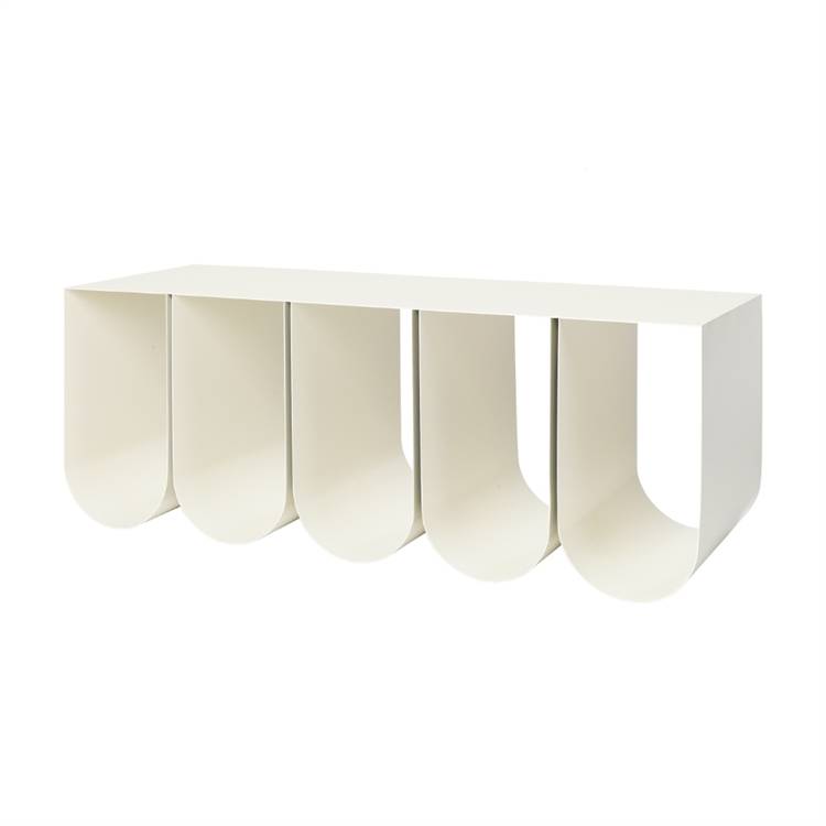 Kristina Dam Studio Curved Bænk Beige
