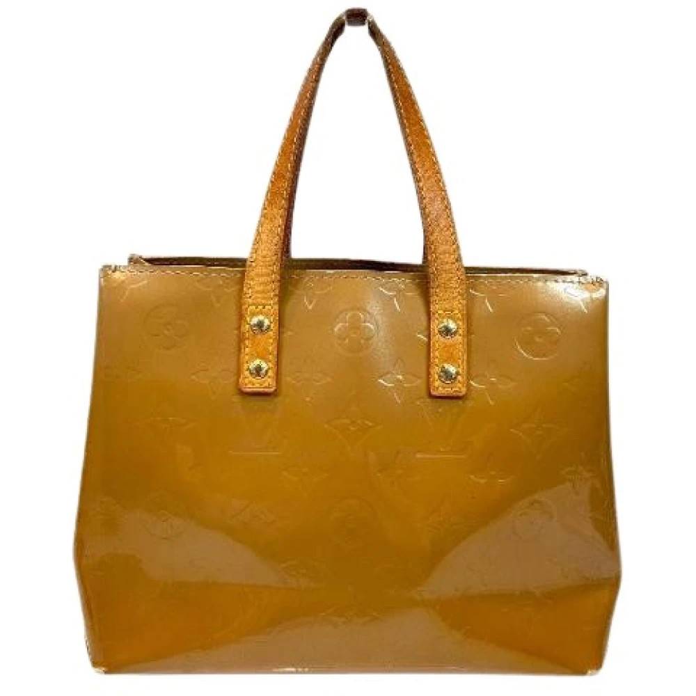 Louis Vuitton Vintage Pre-owned Reade PM Monogram Vernis Håndtaske - Vintage - Dame - Beige - ONE SIZE -