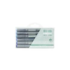 First Edition - Twin marker x6 - Alkohol tuscher - Blå