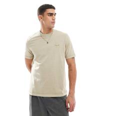 PS Paul Smith - Happy - Vasket beige T-shirt med logo-Neutral