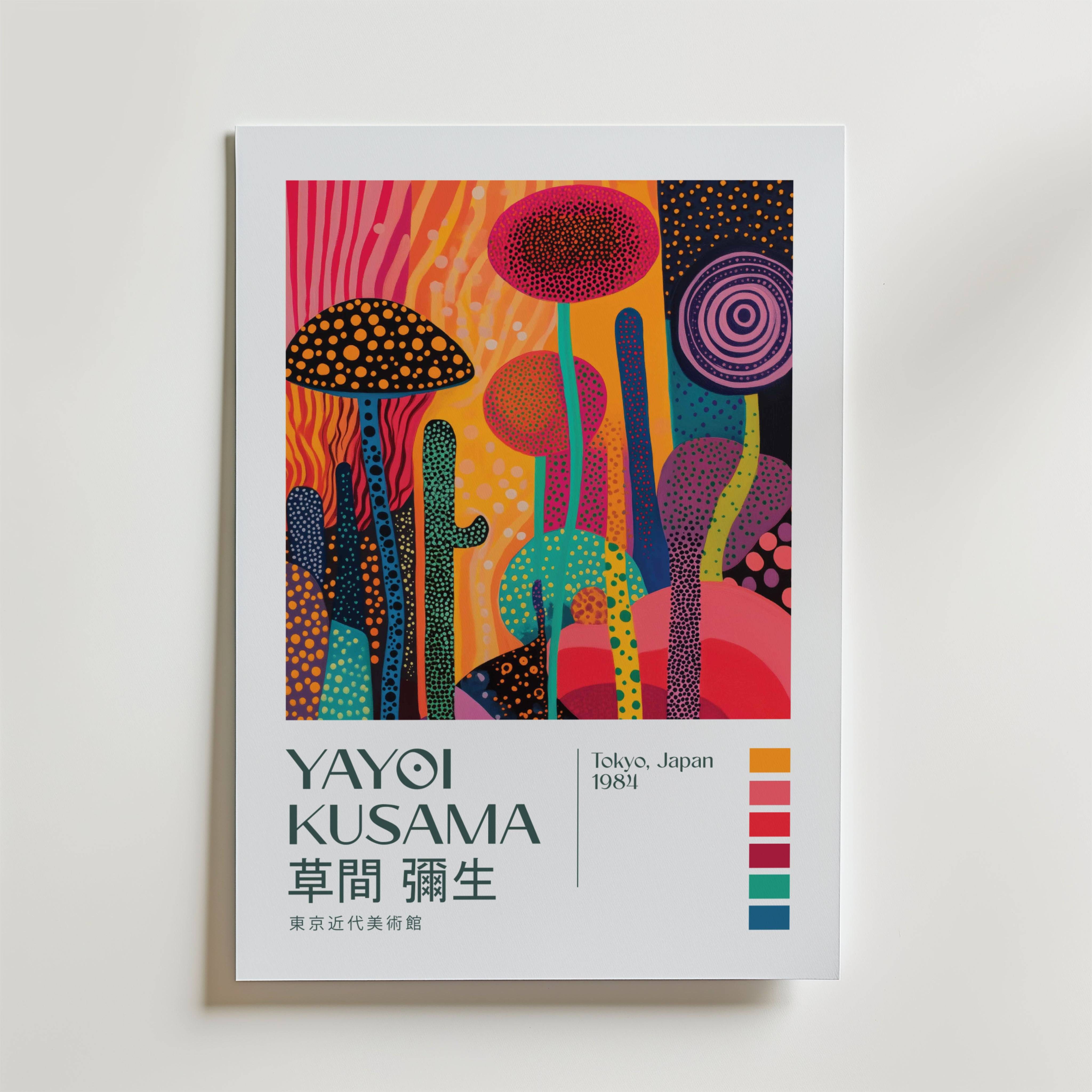 Yayoi Kusama Cosmic Garden Poster - Fine Art Poster 40x50 cm
